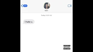 SZA - I Hate U (Official Instrumental)