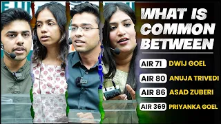 UPSC Toppers Success Stories - Dwij Goel | Anuja Trivedi | Asad Zuberi | Priyanka Goel | PWOnlyIAS