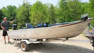 Restoring a $500 Abandoned Fishing Boat (THIS IS DISGUSTING)