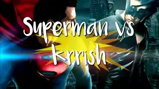 Superman Vs Krrish. Fight scenes