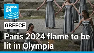 Paris 2024 flame to be lit in Olympia ahead of epic torch relay through France • FRANCE 24 English