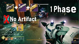 1 Phase Warpriest! No Artifact! - Destiny 2 Kings Fall! - Season of the Seraph