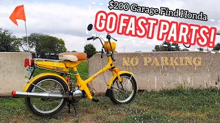 More POWER!  More SPEED!  78 Honda Express NC50 Cheap Garage Find - Exhaust, Cylinder Head, & More!