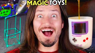 Adults Try Not To Try - Magic Toys (UV Putty, 3D Drawing Pen, Transformer) | React