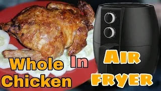 Whole Chicken Air Fryer Recipe Tender and Juicy