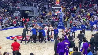 Lebron James and Isaiah Stewart Fight