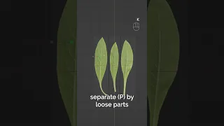 Modeling a plant from leaf texture in Blender #Shorts #blender3d