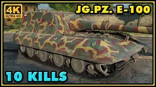 World of Tanks | Jagdpanzer E-100 - 10 Kills - 9K Damage Gameplay