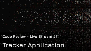 Code Review - Tracker App