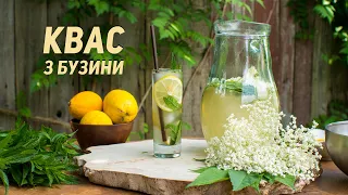 🍋Квасова алхімія: Смачнющий рецепт КВАСУ з цвіту бузини! Корисно для імунітету. Домашнє Шампанське