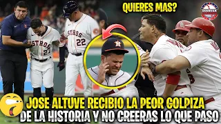 La vez que JOSÉ ALTUVE RECIBIÓ la PEOR GOLPIZA de la HISTORIA y NO PODRÁS CREER lo que PASÓ | MLB