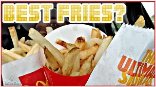 BEST FAST FOOD FRENCH FRIES | MCDONALD'S | BURGER KING | WENDY'S