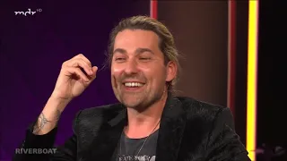 David Garrett at the talk show "RIVERBOAT" (MDR, 4-3-2022)