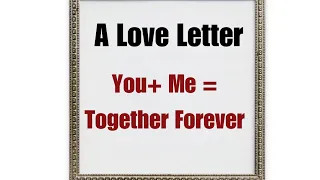 Sweetheart 💋 You+Me = Together Forever ❤️🤍 Romantic Love Message ❤️🤍