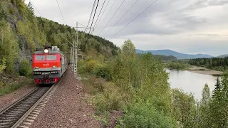 Freight and others trains of Russia on the Trans-Siberian Railway