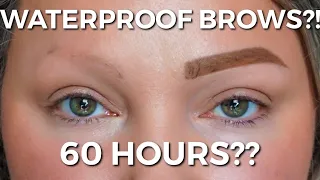 WATERPROOF EYEBROW TUTORIAL FOR SPARSE OR NO BROWS feat URBAN DECAY BROW INK | GLAMBYANGELIC