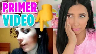 REACTING TO MY FIRST VIDEO - HOW EMBARRASSING! It Made Me Cry 😢 | Mariale