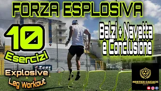 Come MIGLIORARE La FORZA ESPLOSIVA Nel CALCIO Con I BALZI || Allenamento TECNICO CONDIZIONALE