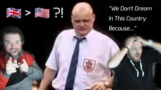 ARE WE NAIVE?!?! Americans React To "Al Murray Vs Americans"