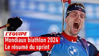 Mondiaux biathlon 2024 - Incroyable quintuplé norvégien sur le sprint, Laegreid champion du monde