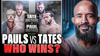 “Andrew Tate BEATS Jake Paul in BOXING!” | TATE BROs vs PAUL BROs BREAKDOWN!