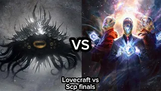 Lovecraft vs Scp elimination wheel Finals