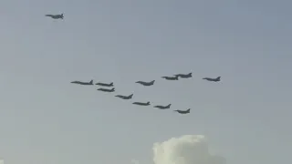 Blue Flag 2021 - a flyover over Tel Aviv, Israel, October 17 2021.