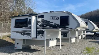 2023 Lance 855s Off-grid Ready Truck Camper! Dual Solar, Generator, Tankless Water Heater & More!