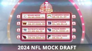 2024 NFL Mock Draft | NFL First Round Mock Draft + Sleeper RB and WR