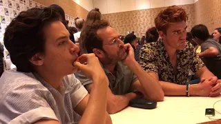 Cole Sprouse, Luke Perry and KJ Apa - Riverdale - SDCC 2018