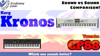 Korg Kronos vs Yamaha CP88: Sound vs Sound Comparison! Which one sounds BETTER?