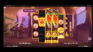 DINOPOLIS big win (Push gaming slot)  finally it gave profit