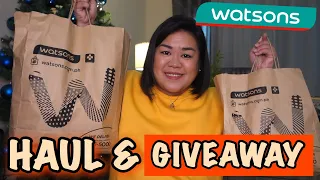 WATSONS HUGE HAUL 2020 + PINAS & UAE GIVEAWAY (ANNE CLUTZ & MICHELLE DY PRODUCTS) || IRISH AYZ