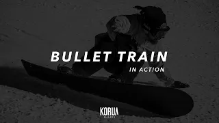 KORUA Shapes - In Action - Bullet Train Snowboard