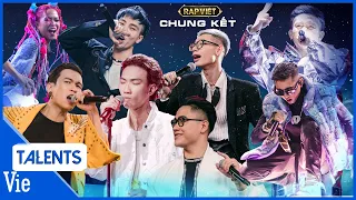 Tổng hợp 8 tiết mục chung kết Rap Việt: GDUCKY, RICKY, MCK, LĂNG LD, GONZO, THÀNH DRAW, TLINH, DẾ