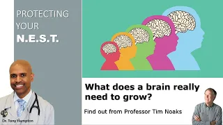 Professor Tim Noakes teaches us what a brain really needs to grow? Full episode in show notes.