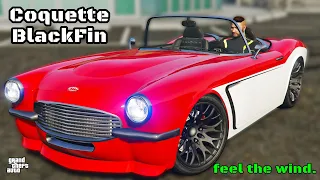 Coquette BlackFin Cabrio | Review & Best Customization | GTA Online | Corvette | Classic American