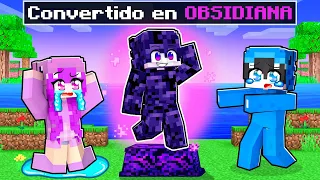 Me Convertí en OBSIDIANA en Minecraft