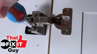 Easy Fix for Crooked Cabinet Doors!