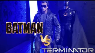 BATMAN V TERMINATOR(Stop Motion Fight)