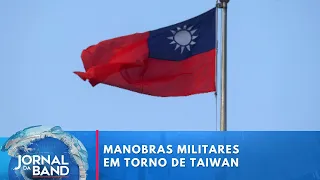 China realiza manobra militar contra Taiwan | Jornal da Band
