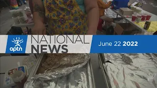 APTN National News June 22, 2022 – Survivors march, Boil water advisory hits 10,000 days