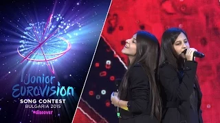 Junior Eurovision Song Contest 2015: Chiara & Martina (Italy) first rehearsal