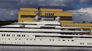 New Superyacht **OPERA** 146m - LÜRSSEN shipyard Bremen Germany 2022-09-22