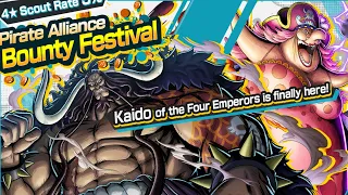 Kaido Summons and hands on impression| one piece bounty rush