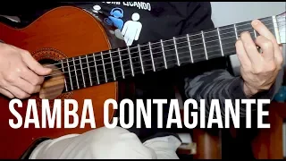 Como tocar um SAMBA bonito no violão (aprimore sua batida)