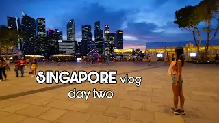 SINGAPORE VLOG || day two | little india, kampong gelam, chinatown, marina bay sands, clarke quay