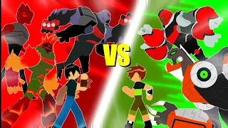 Ben 10 REBOOT VS Kevin 11 REBOOT part02final (STICK NODES PRo)#ben10reboot #poppyplaytime #squidgame