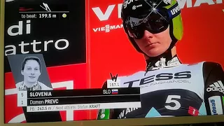 Domen Prevc 237,5m Vikersund 2018 Konkurs Drużynowy