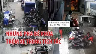 Những pha bẻ khóa trộm xe máy trong tích tắc ở Sài Gòn